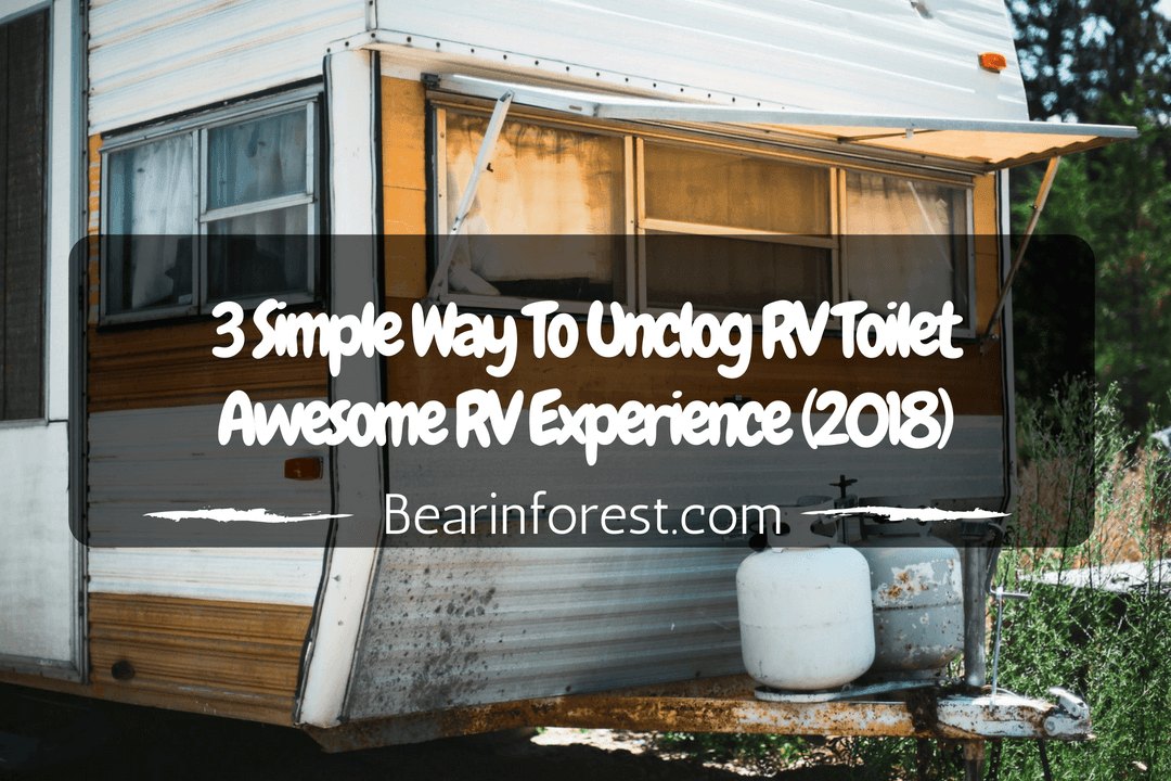 3 Simple Way To Unclog RV Toilet - Awesome RV Experience (2018)