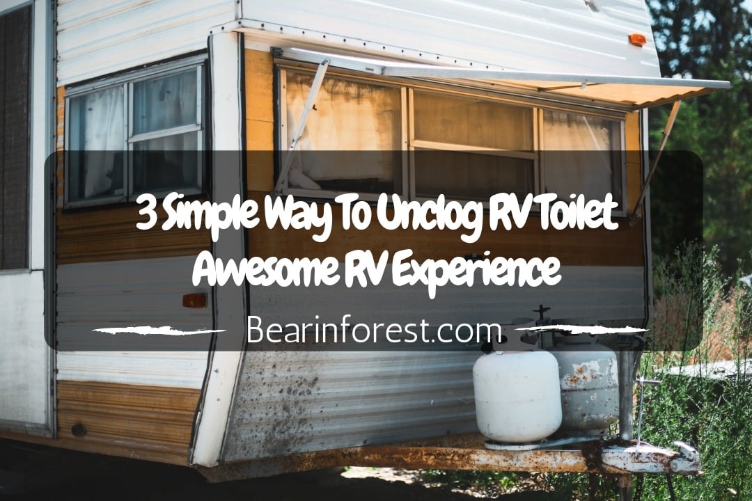 3 Simple Way To Unclog RV Toilet - Awesome RV Experience