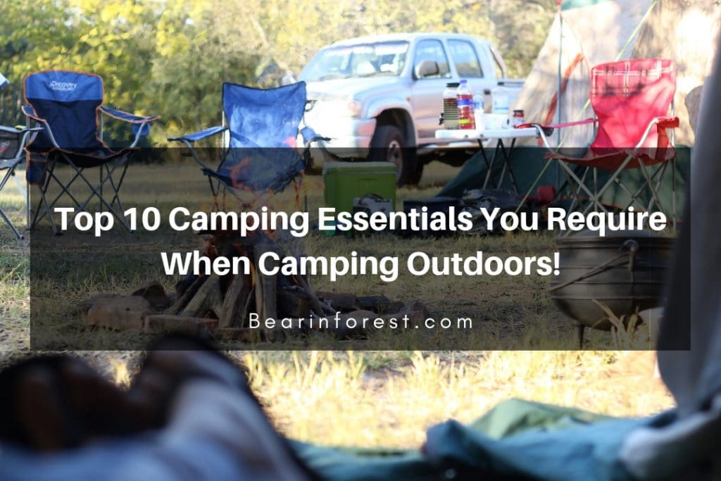 Top 10 Camping Essentials You Require When Camping Outdoors Bearinforest